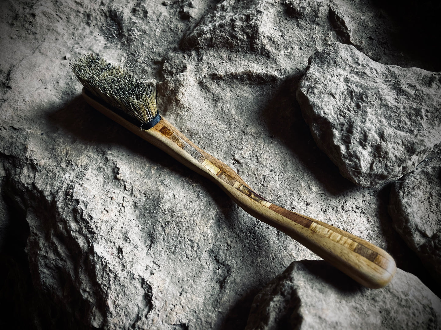 Shaman brush with replaceable boar hair Size S