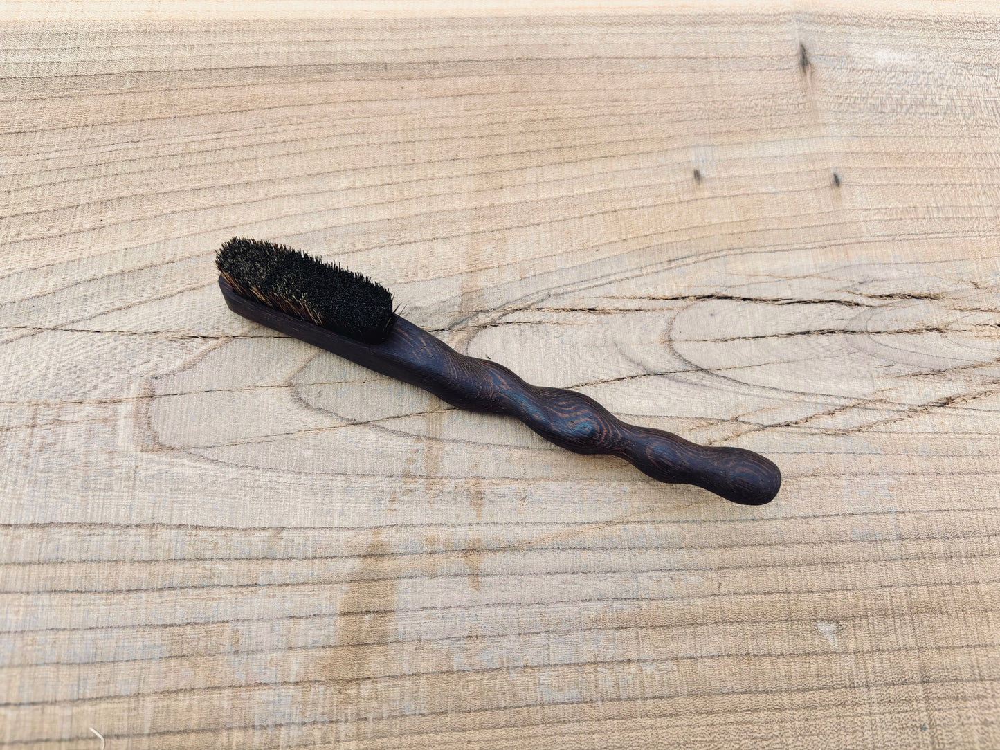 Ent climbing brush with replaceable bristles -Size S Wenge