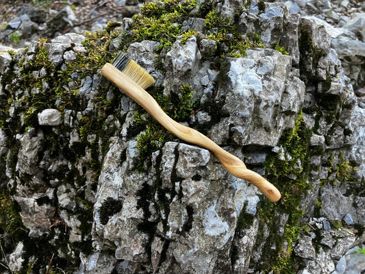 Solo Quark nano brush with natural boar hair(cherry tree)