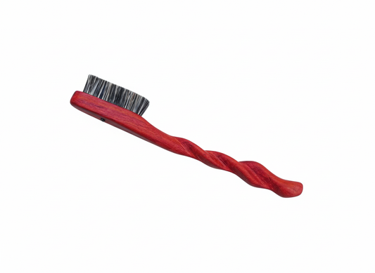 Ent climbing brush with replaceable 100% boar bristles -Size S Red Sandalwood