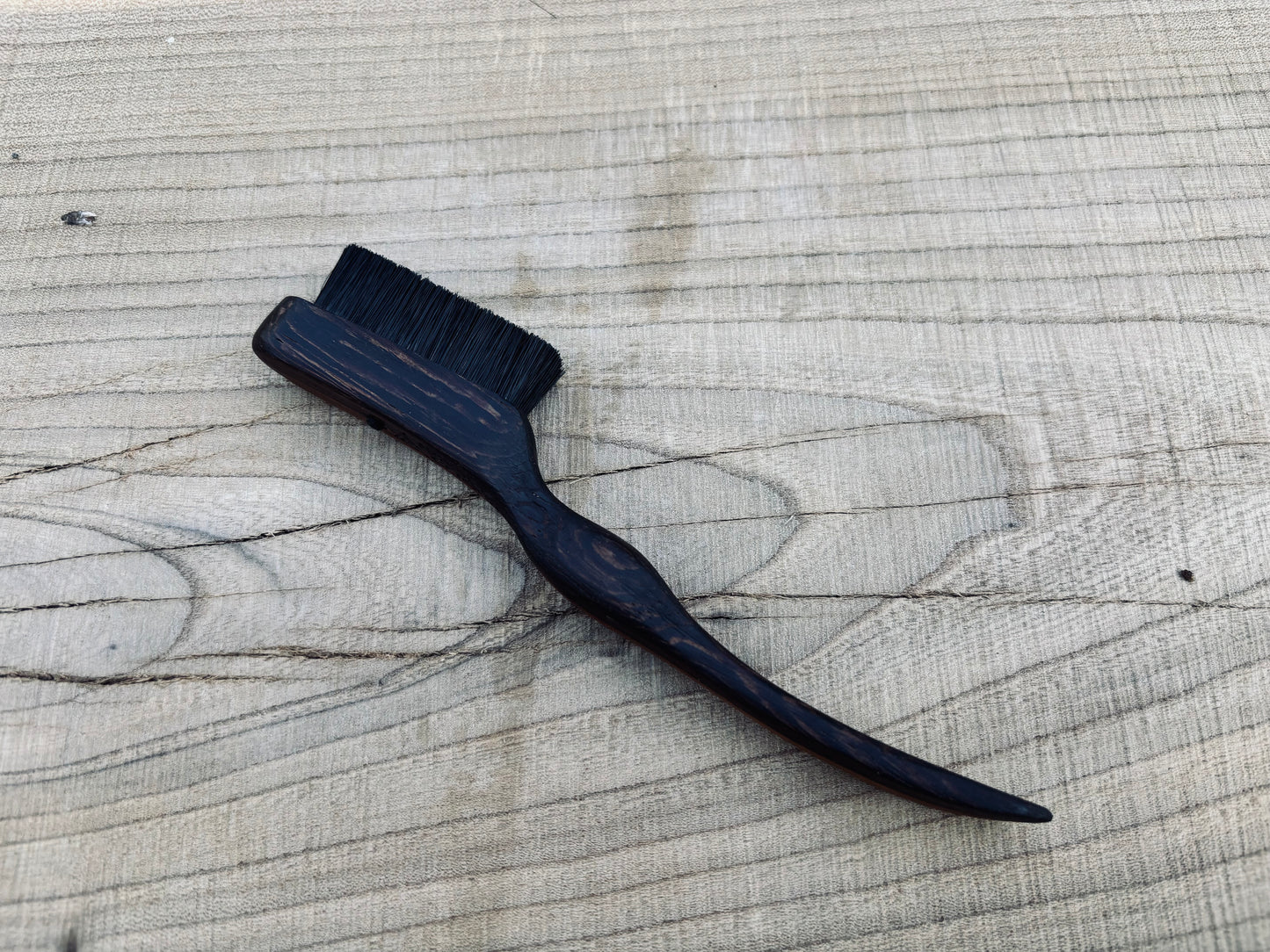 Shinobi climbing brush with replaceable hair-Size S Wenge Iroko