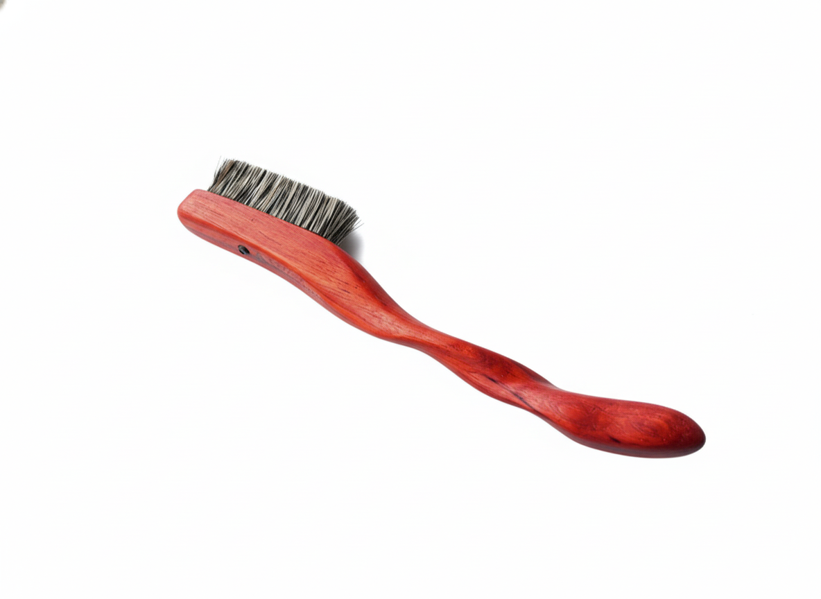 Ents climbing brush with replaceable 100% boar bristles -Size S Red Sandalwood