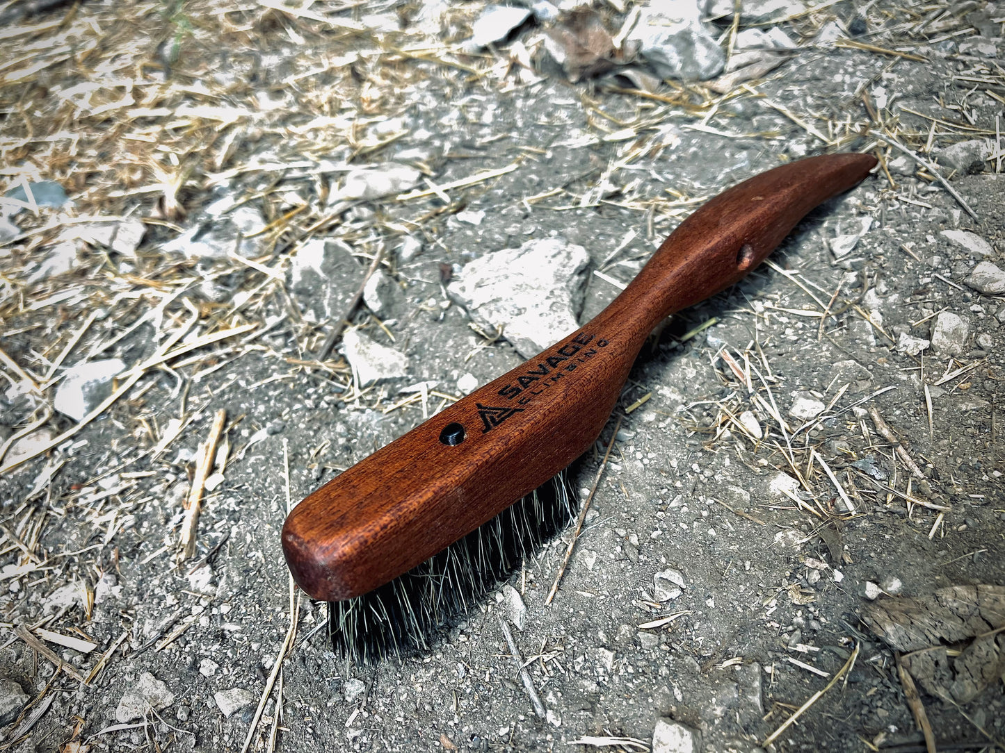 Ammonite Mahogany climbing brush with replaceable hair - Size S