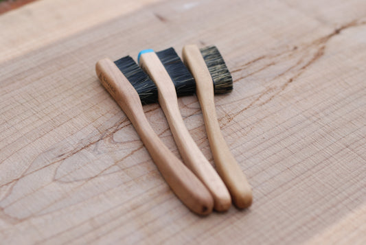 Apprentice climbing brush with replaceable mixed hair - Size S