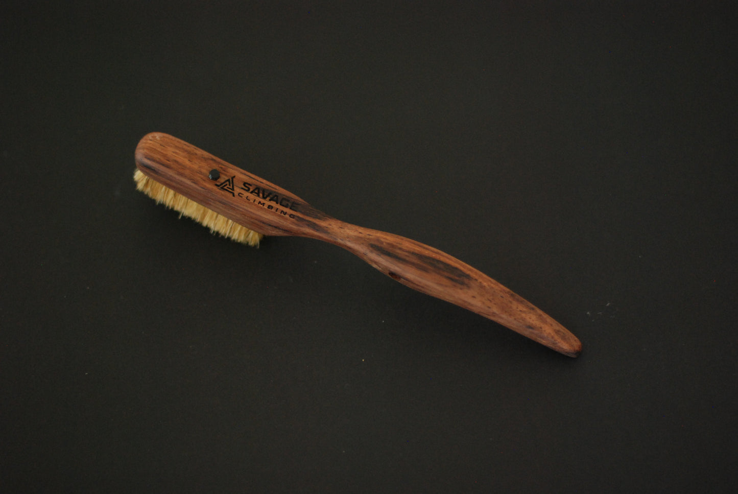 Dragon tooth (ababa wood) climbing brush with replaceable natural boar hair - Size S