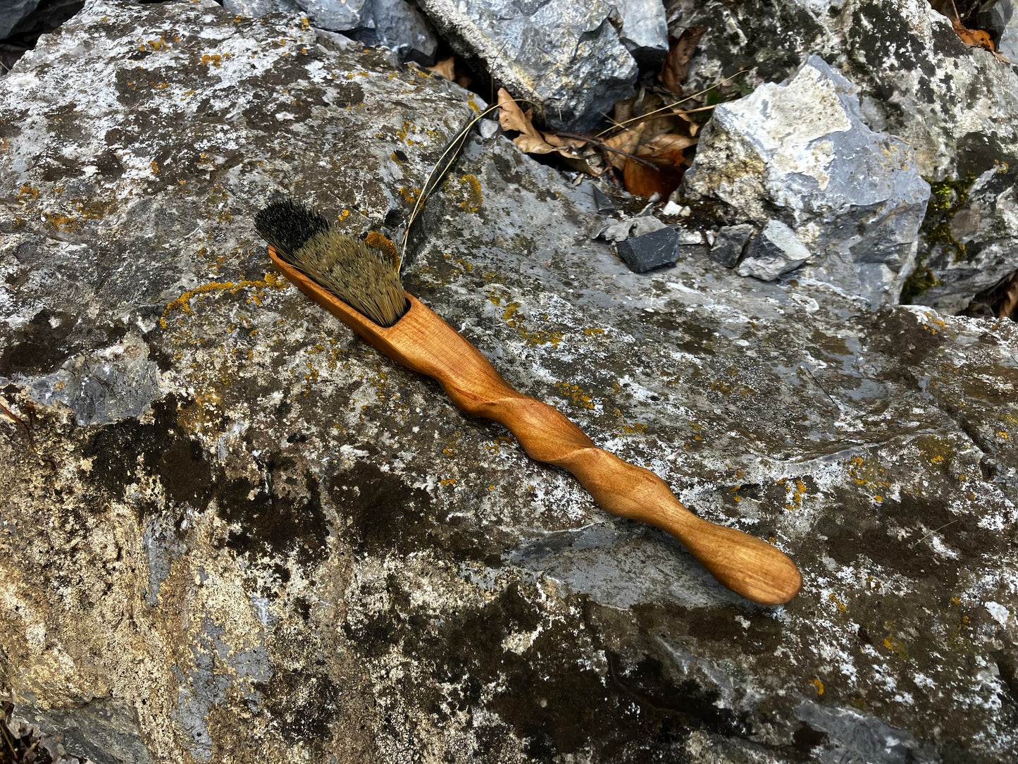 Ents climbing brush with replaceable bristles -Size S Cherry