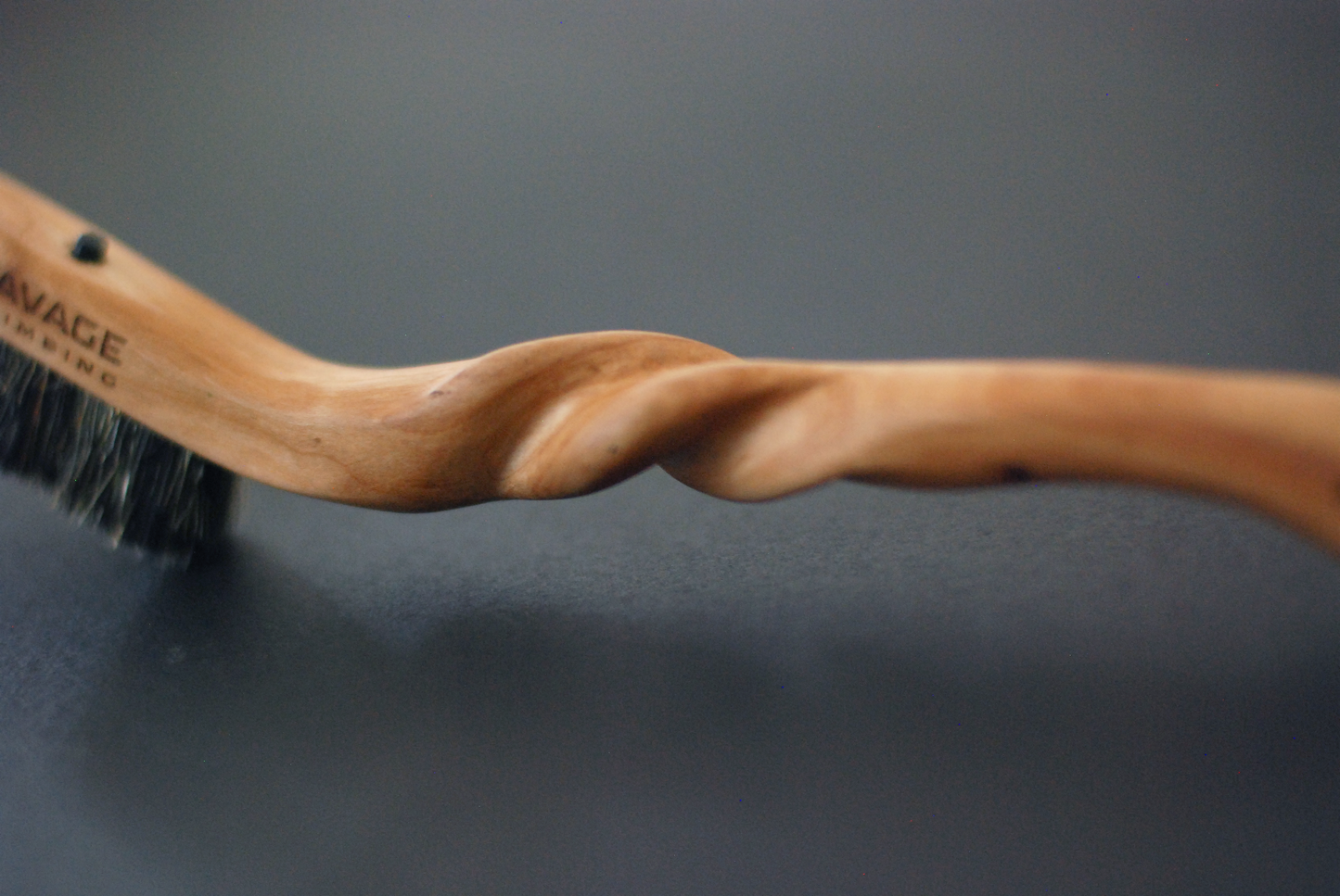 Wind brush (cherry tree) with replaceable  boar hair Size S