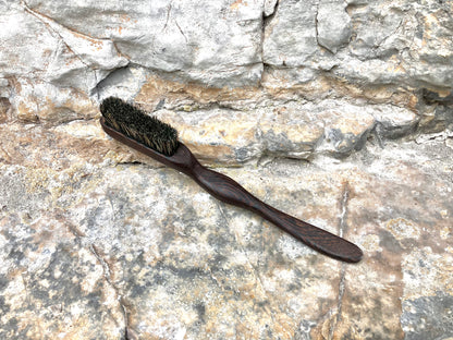 Ammonite climbing brush with replaceable hair-Size S (wenge wood)