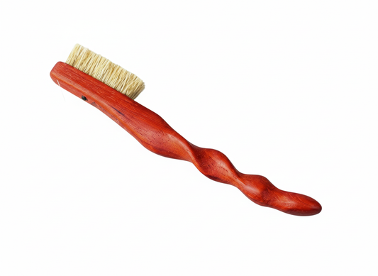 Ents  climbing brush with replaceable 100% boar bristles -Size S Red Sandalwood