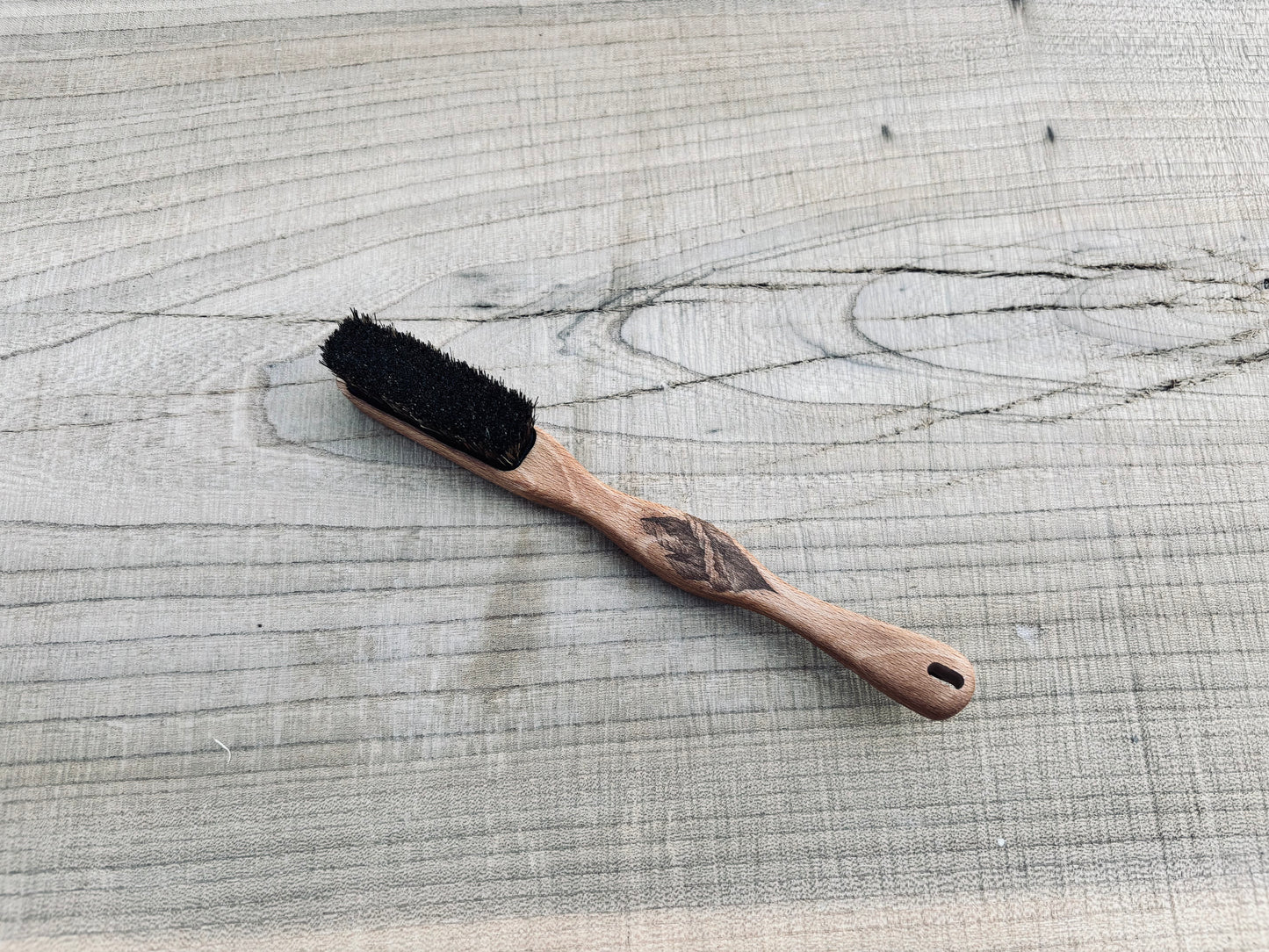 Godzilla brush replaceable head with natural boar hair   Size M