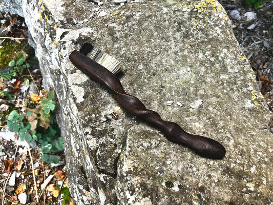 Ents  climbing brush with replaceable bristles -Size S Wenge