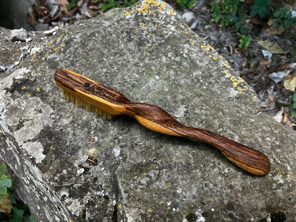Ents  climbing brush with replaceable bristles -Size S Marble wood