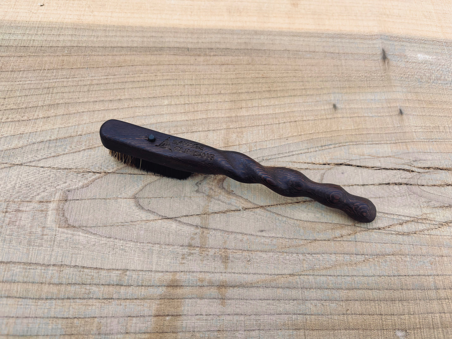 Ent  climbing brush with replaceable bristles -Size S Wenge