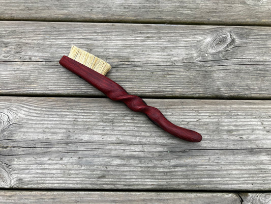 Ents  climbing brush with replaceable bristles -Size S Padauk. Wenge wood