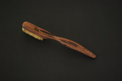 Dragon tooth (ababa wood) climbing brush with replaceable natural boar hair - Size S