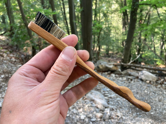 Solo Quark nano brush with natural boar hair(marble tree)