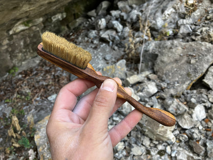 Ents  climbing brush with replaceable bristles -Size S Marble wood