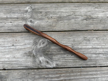 Solo Quark nano brush with natural boar hair Walnut