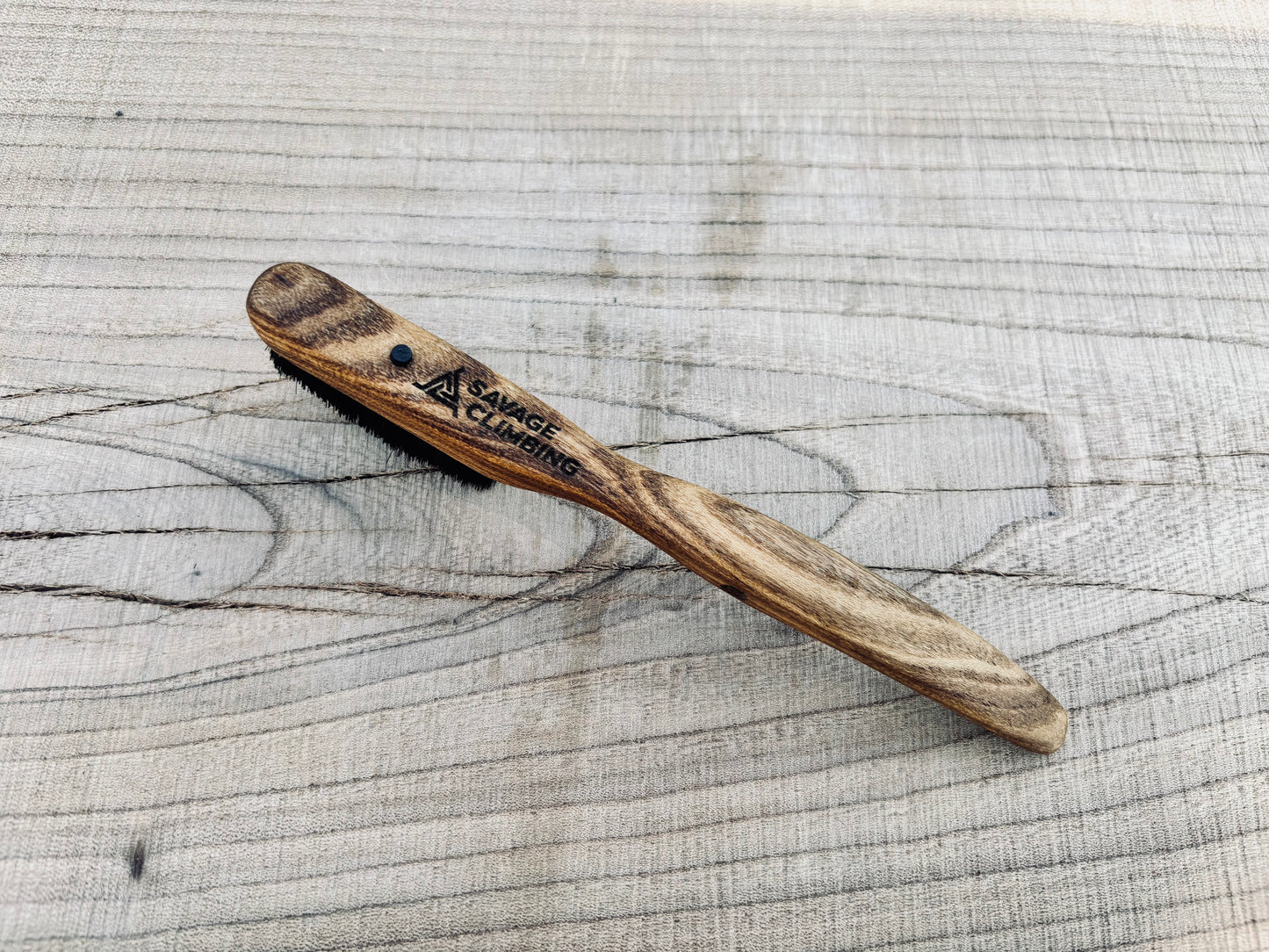 Dragon tooth climbing brush with replaceable natural boar hair-Size S Sophora