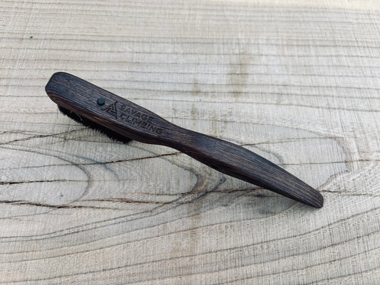 Dragon tooth climbing brush with replaceable natural boar hair-Size S Wenge